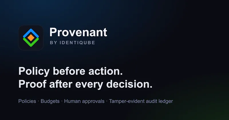 Provenant by IdentiQube screenshot 2
