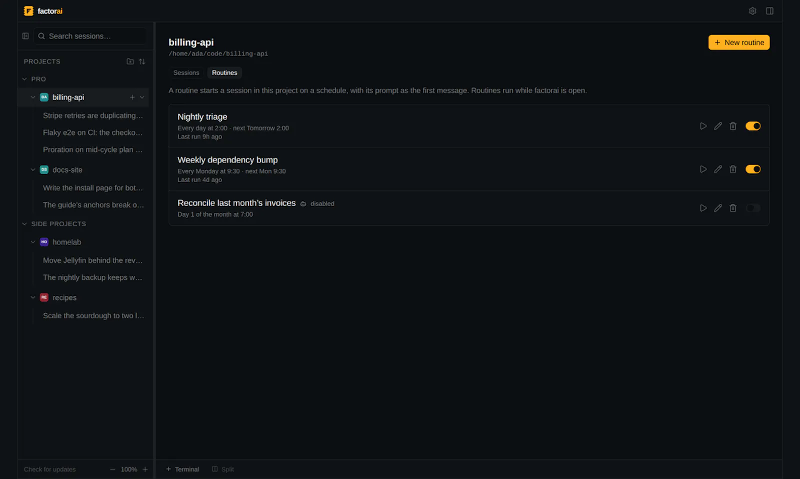 Factorai screenshot 6