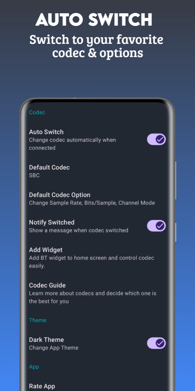 Media Bluetooth Codec Changer untuk Android 4