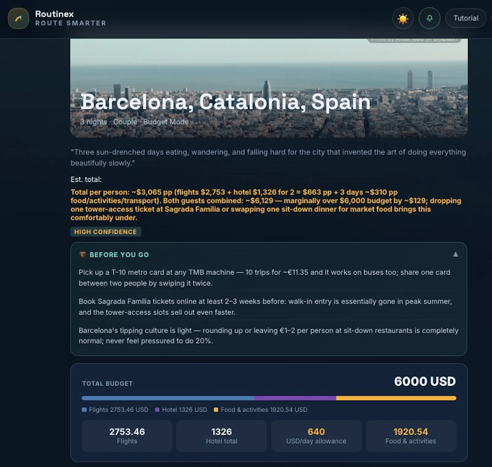 Routinex screenshot 2