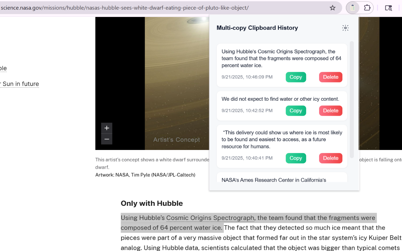 Multi-copy Clipboard History gallery image