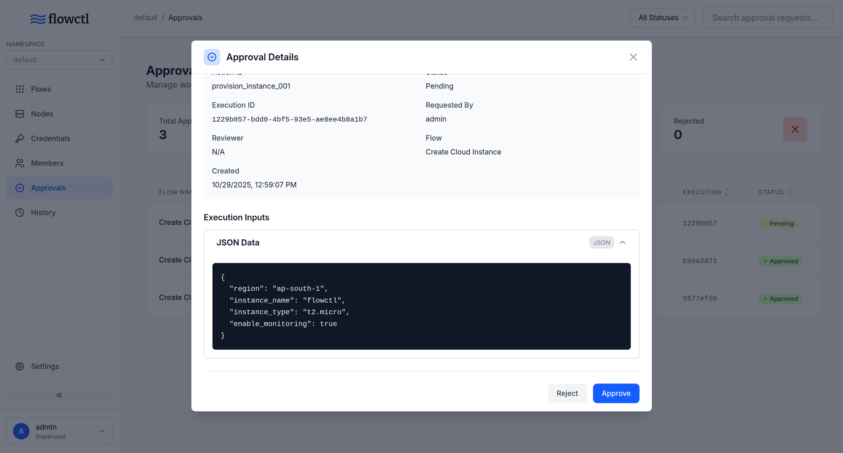 flowctl - Screenshot 5 showing product features and functionality