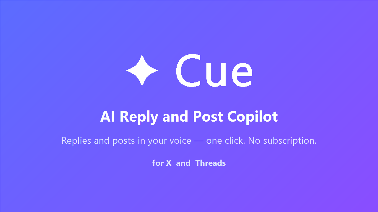 Cue