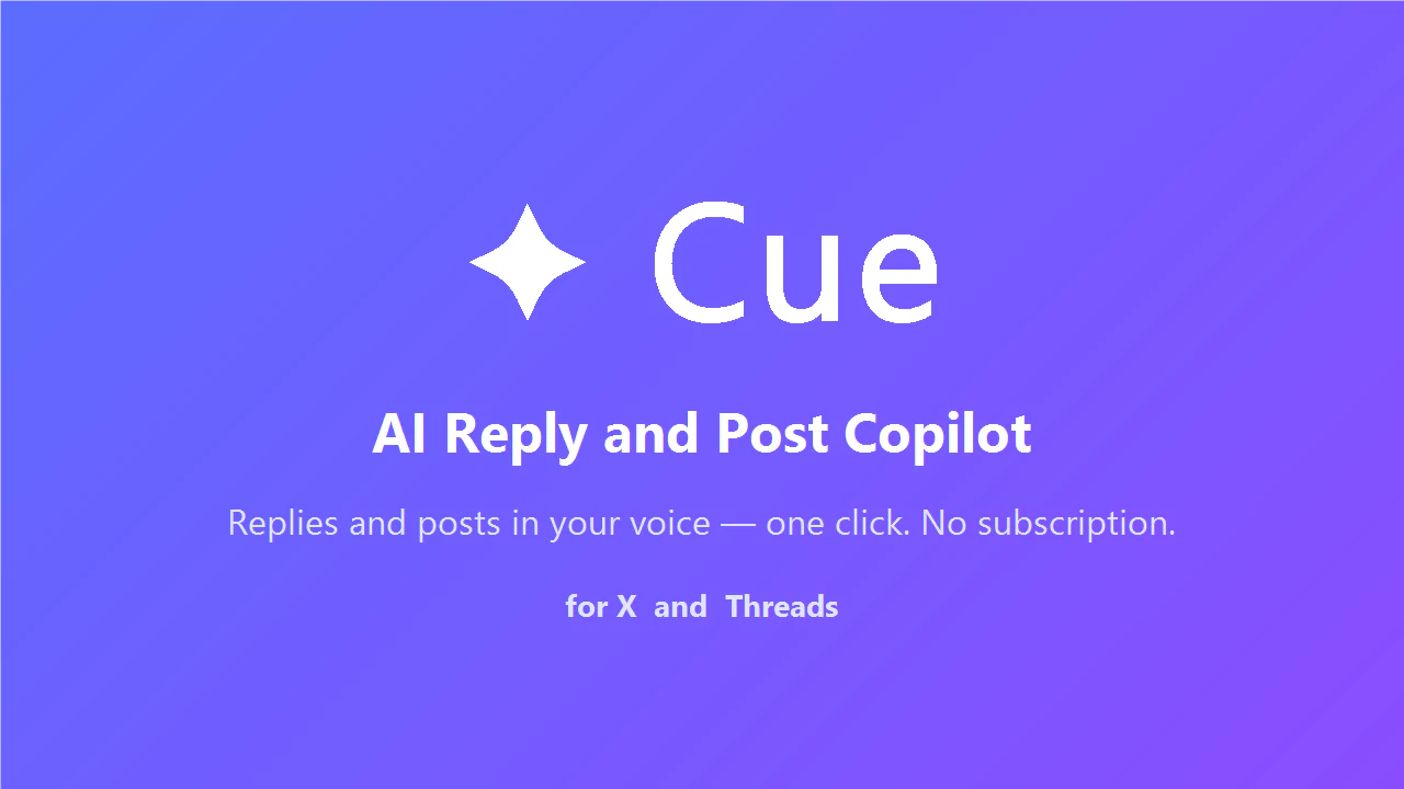 Cue logo