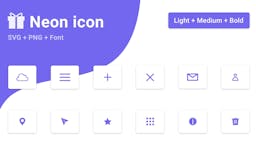 Neon Icon by UI Lib media 1