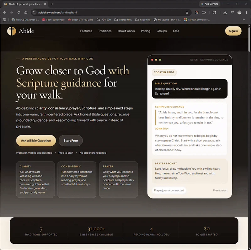 Abide screenshot 1 (video preview)