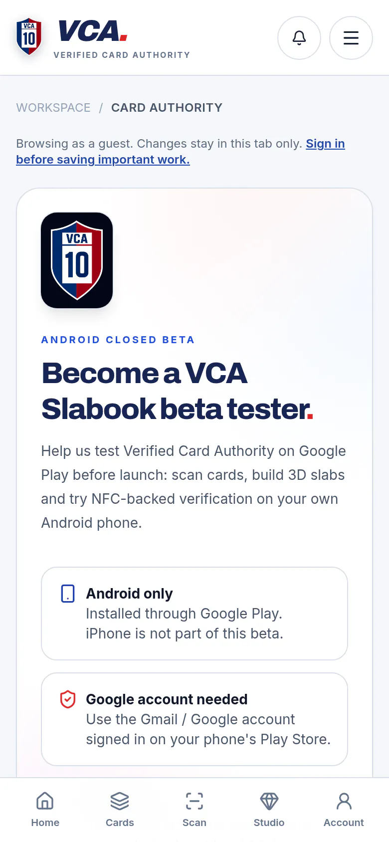 Verified Card Authority gallery image