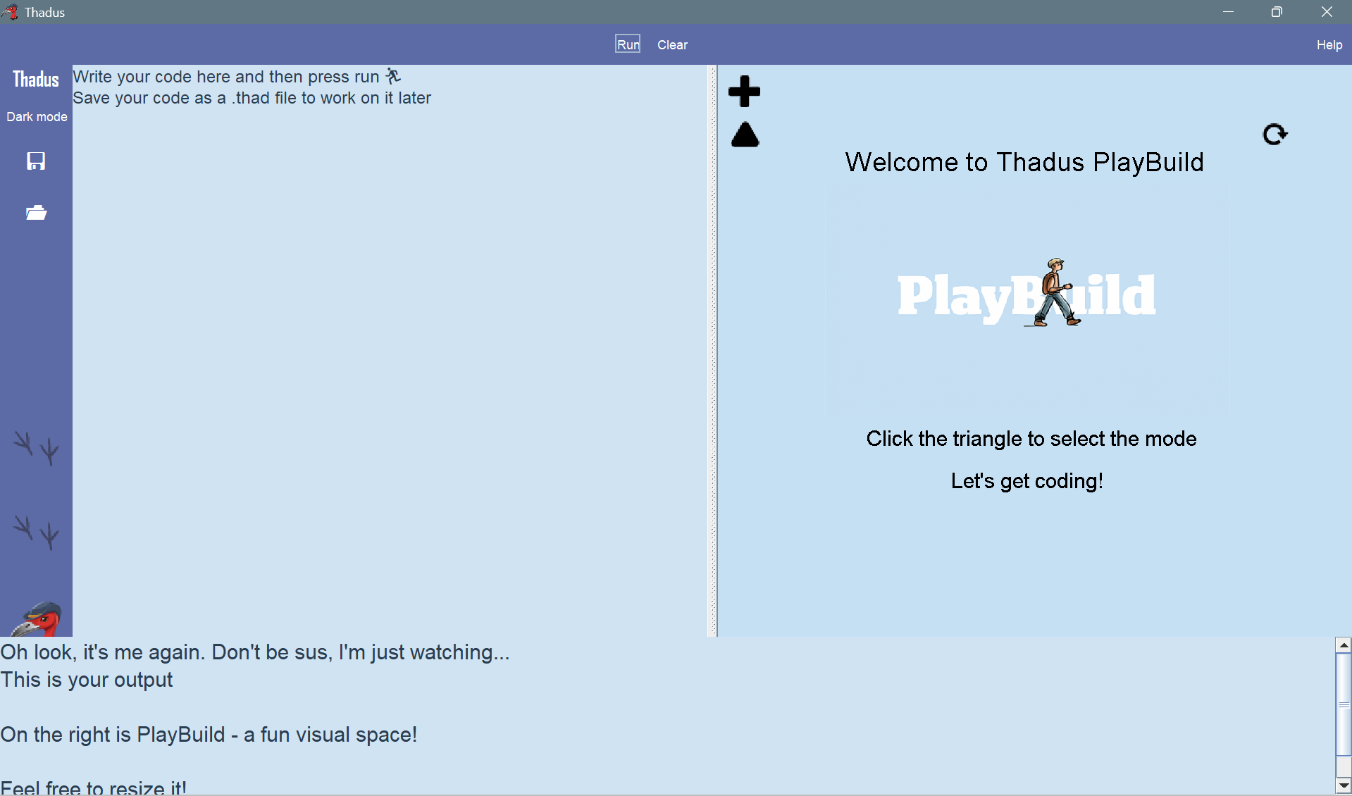 Thadus  - Main screenshot showing features and interface