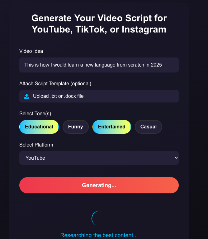 Guionista - ¡Su nuevo generador de guiones de video con AI! media 5