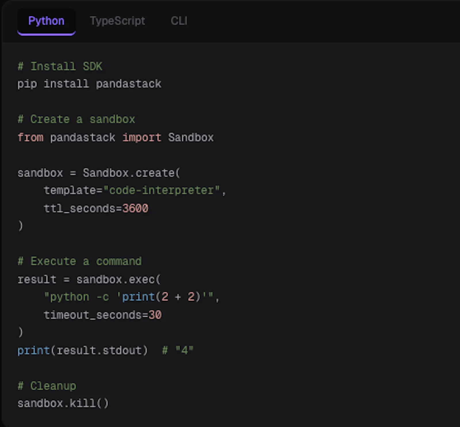 PandaStack screenshot 3