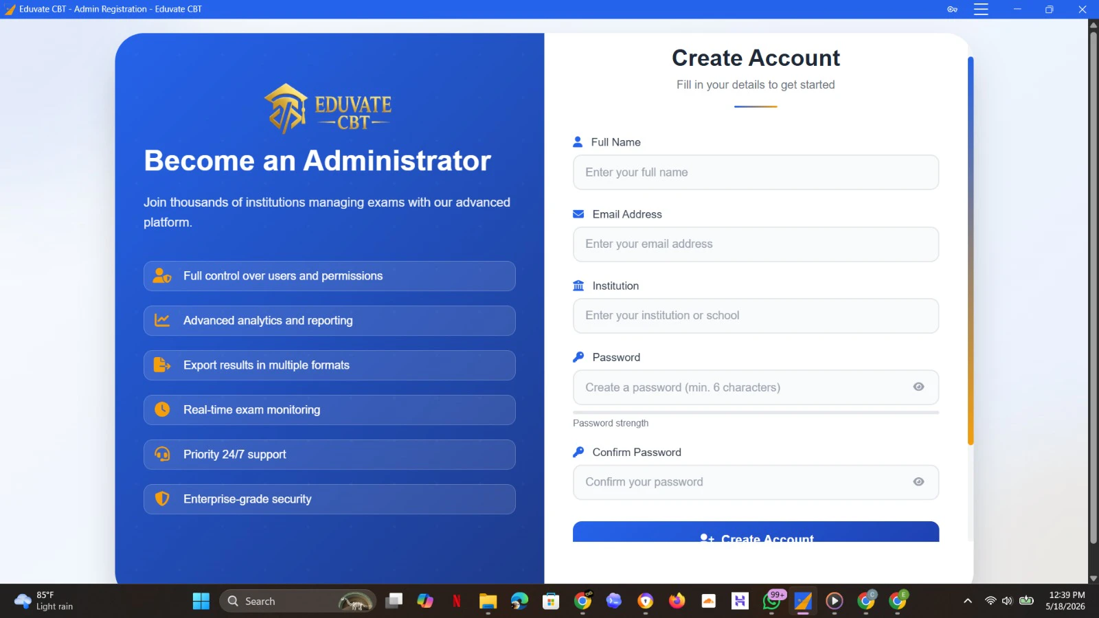 EDUVATE CBT screenshot 5