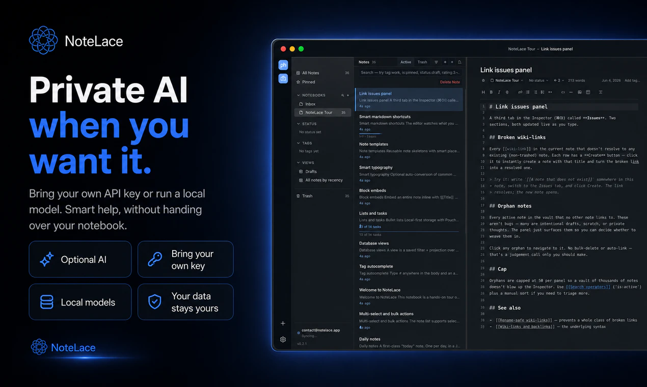 Notelace  screenshot 2