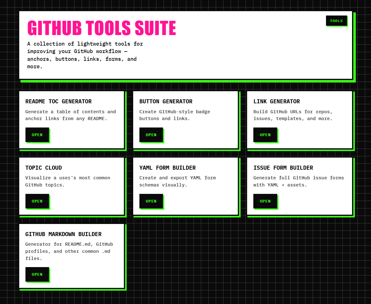 Github Tools gallery image