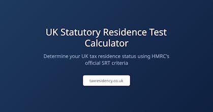 UK Tax Residence Calculator gallery image