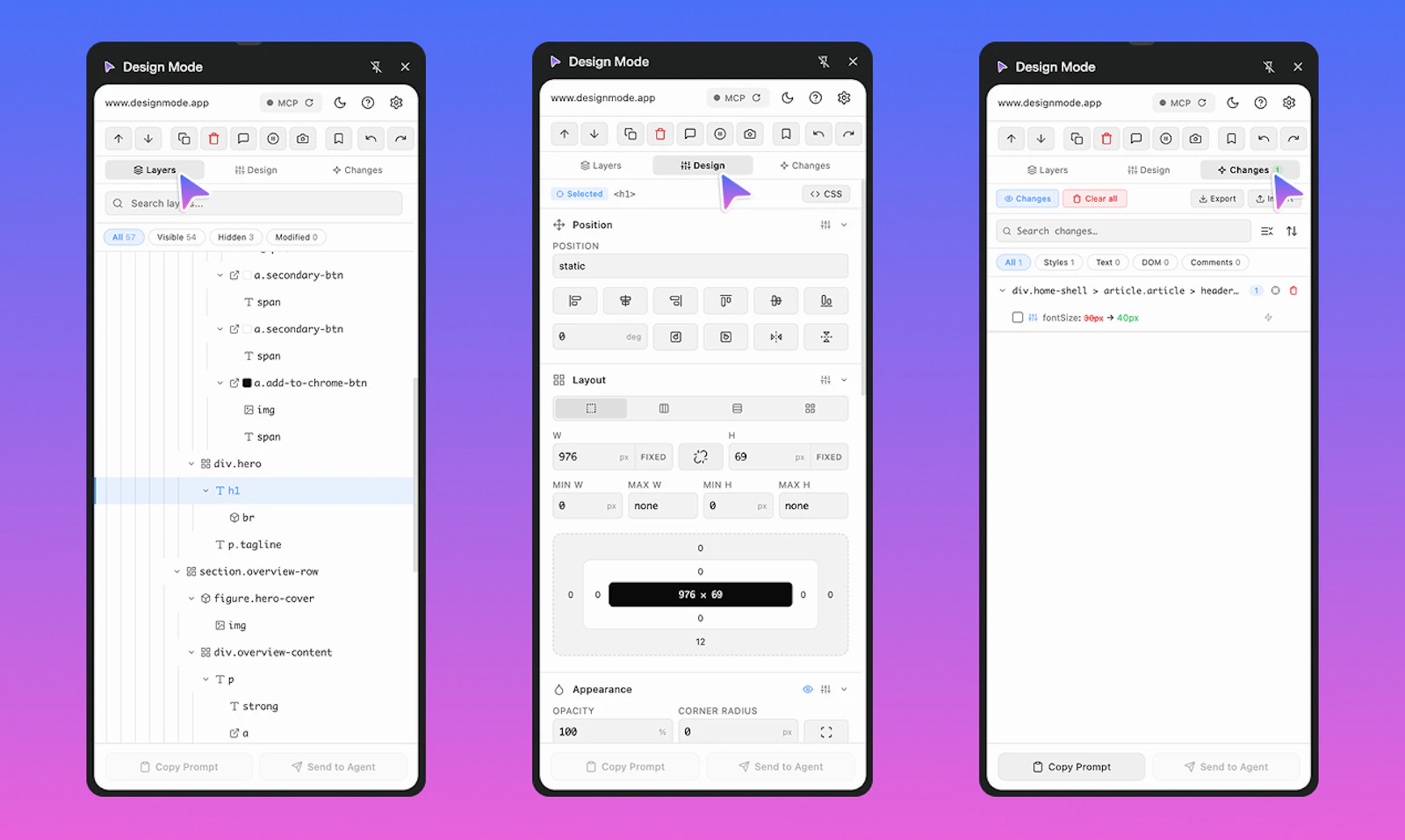 Design Mode screenshot 2