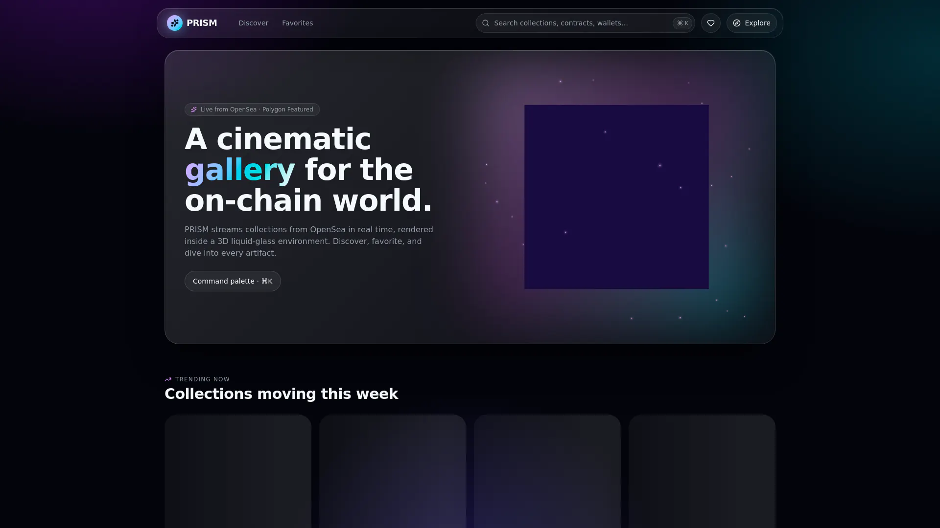 XN NFT · Immersive OpenSea NFT Gallery gallery image