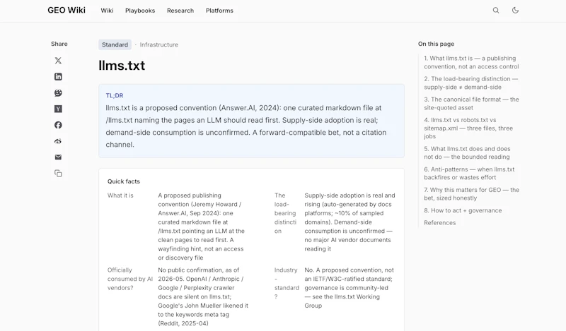 GEO Wiki screenshot 2