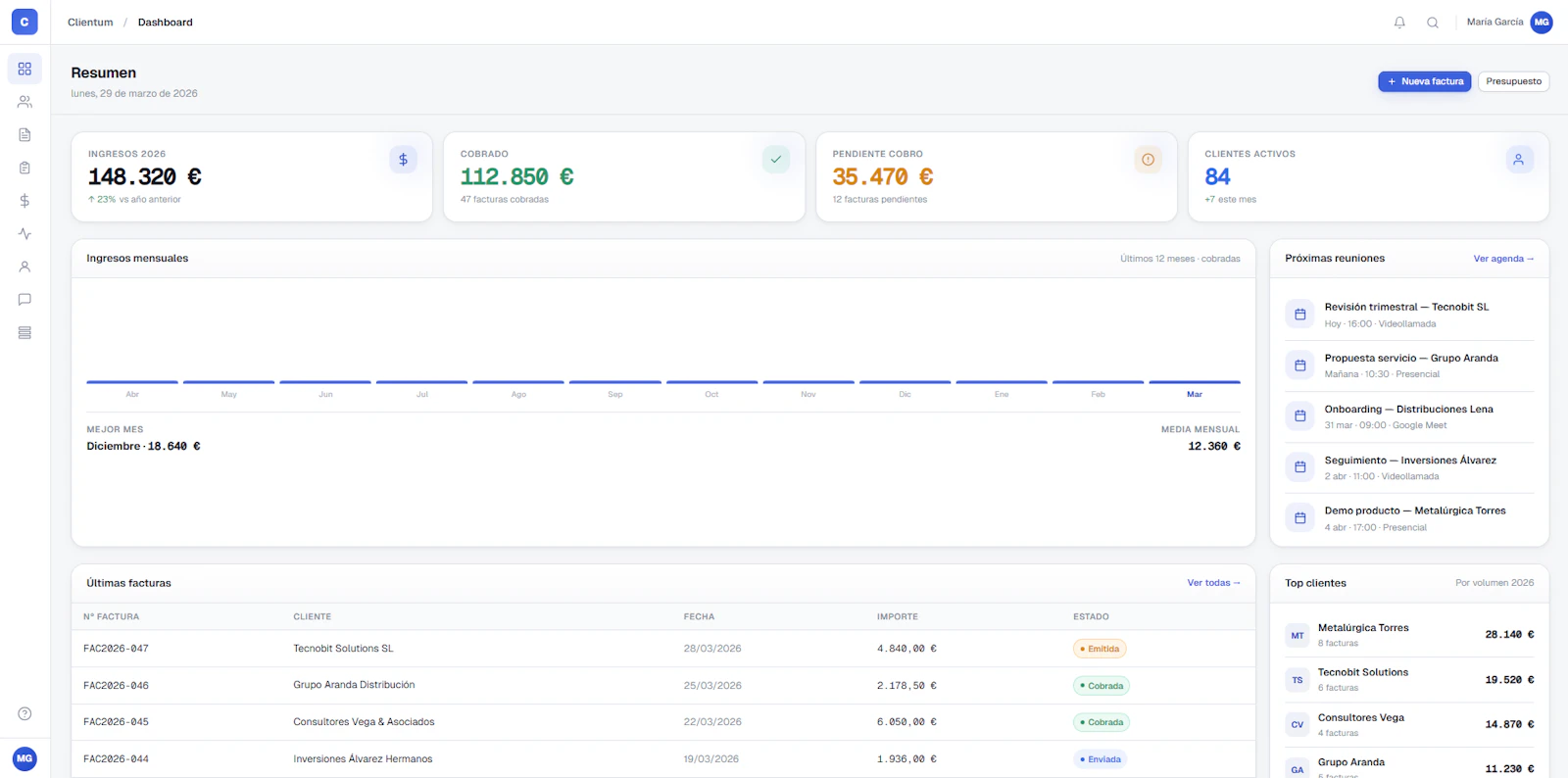 Clientum screenshot 5