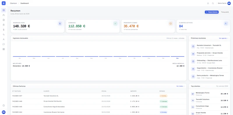 Clientum screenshot 5