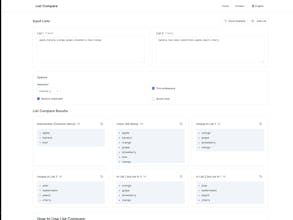 List Compare gallery image