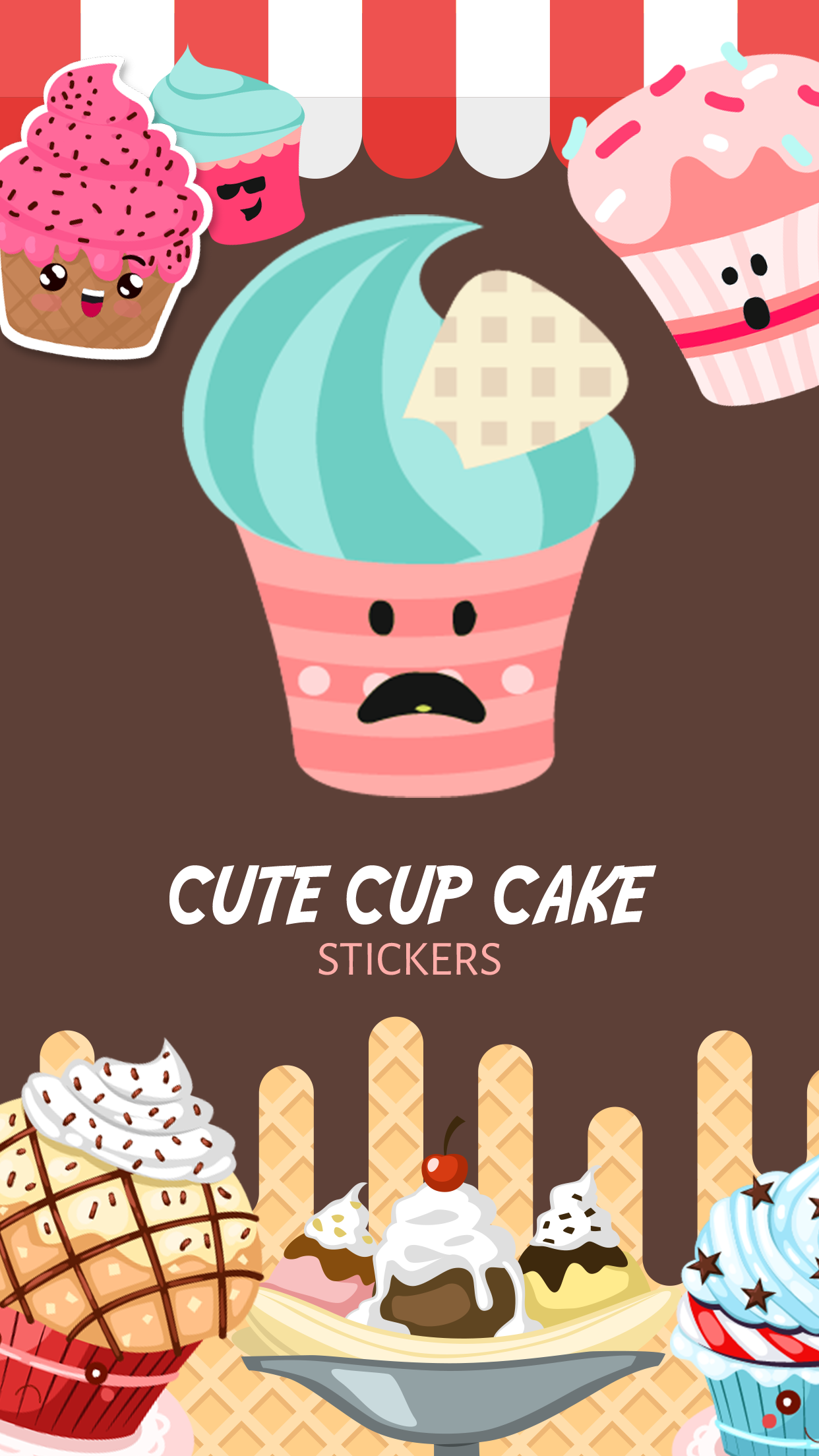 Cupcake Emoji & Stickers for iMessage gallery image