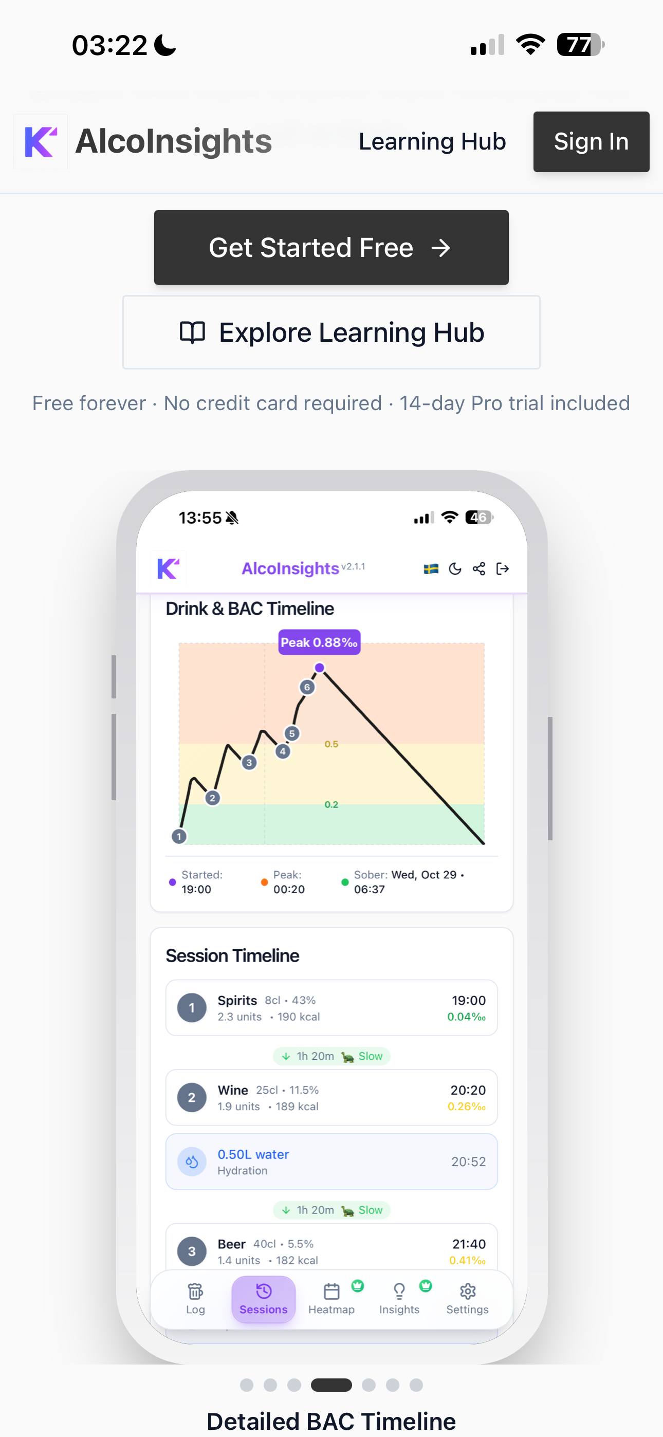 AlcoInsights - Screenshot 3 showing product features and functionality