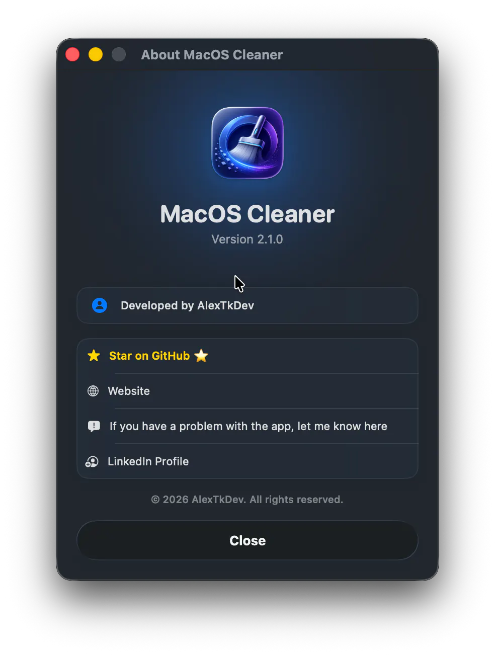 MacOSCleaner gallery image