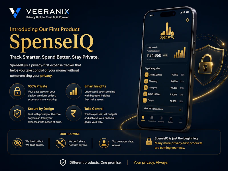 SpenseIQ-Privacy first Money manager screenshot 1