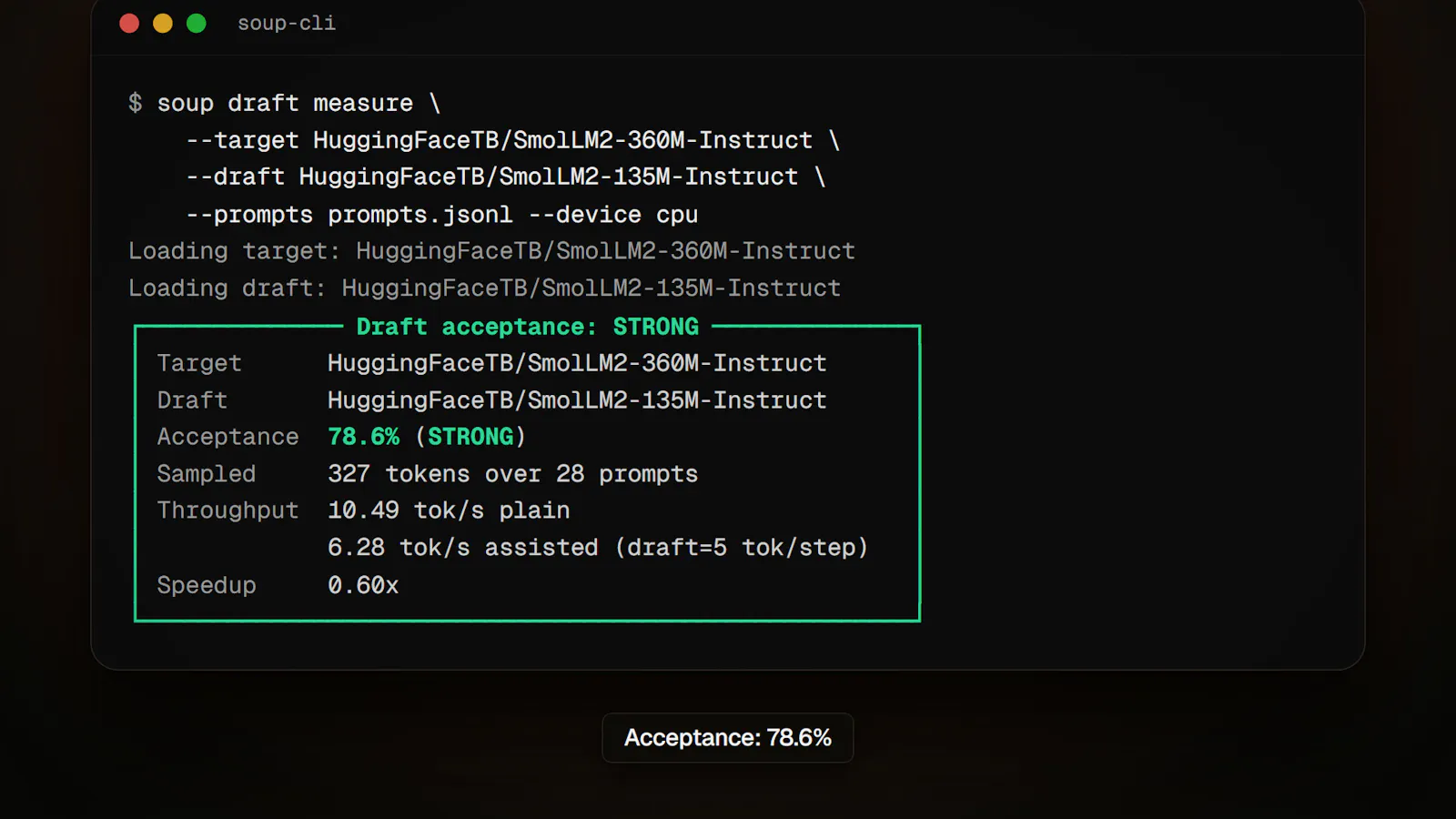 Soup CLI screenshot 7