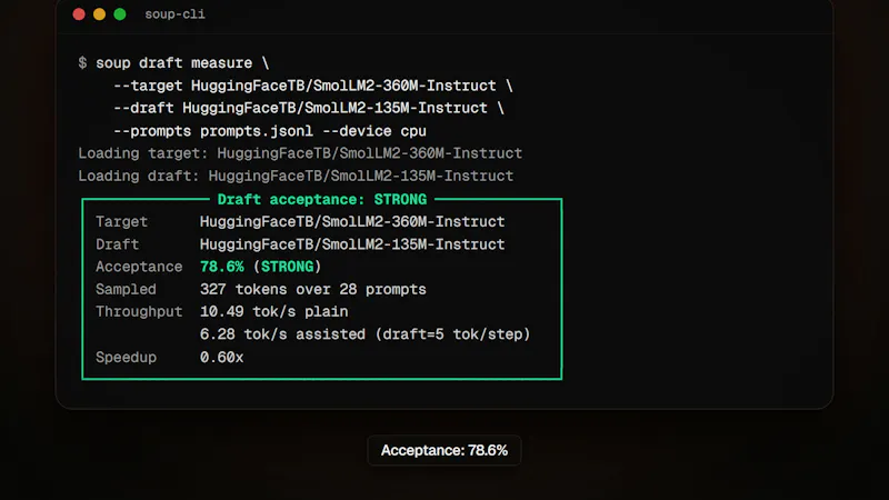 Soup CLI screenshot 7