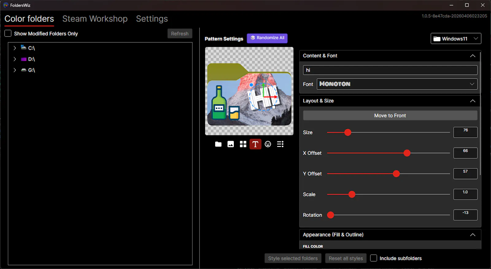 FoldersWiz screenshot 5