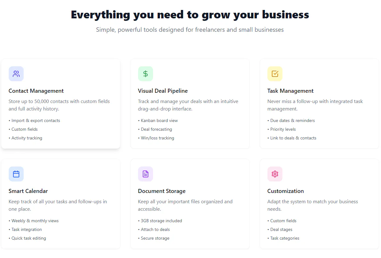 SympleCRM gallery image