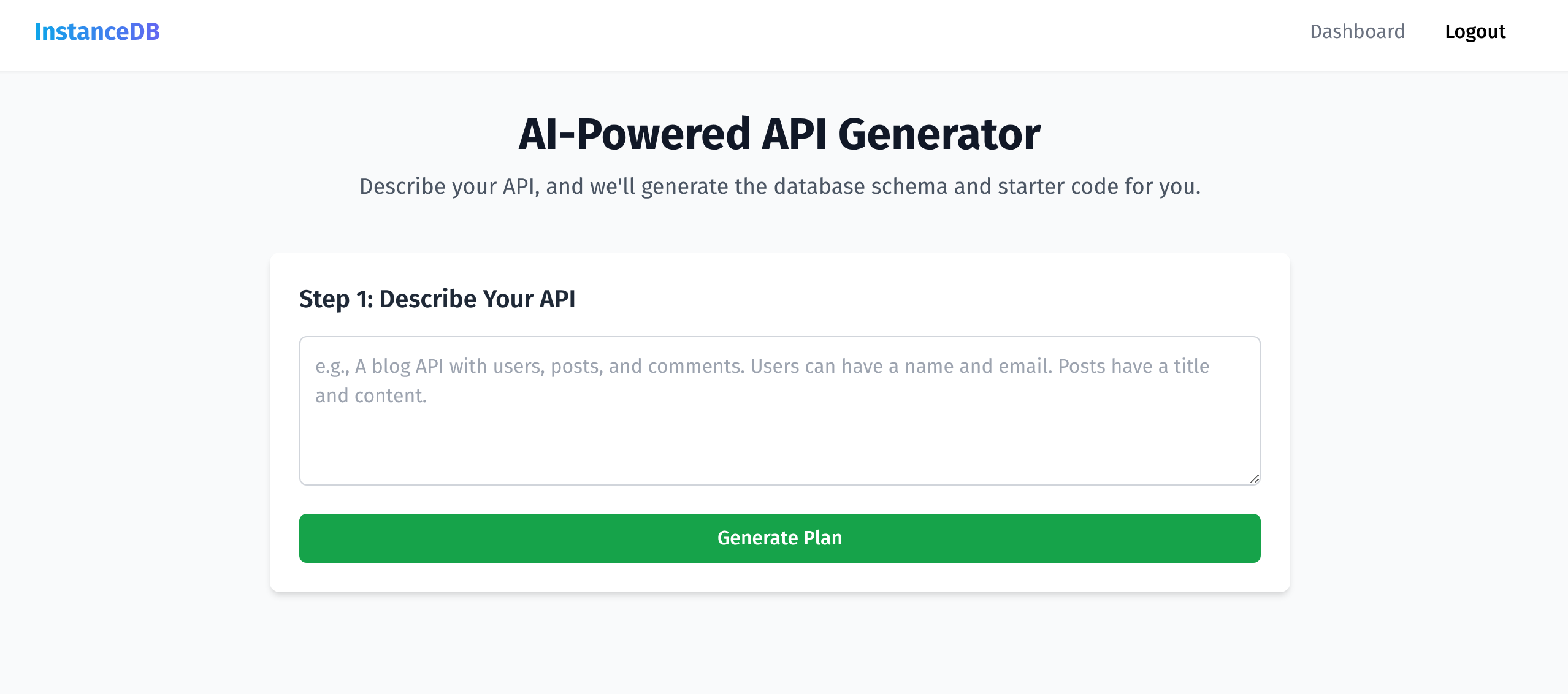 InstanceDB — Serverless Databases & API gallery image