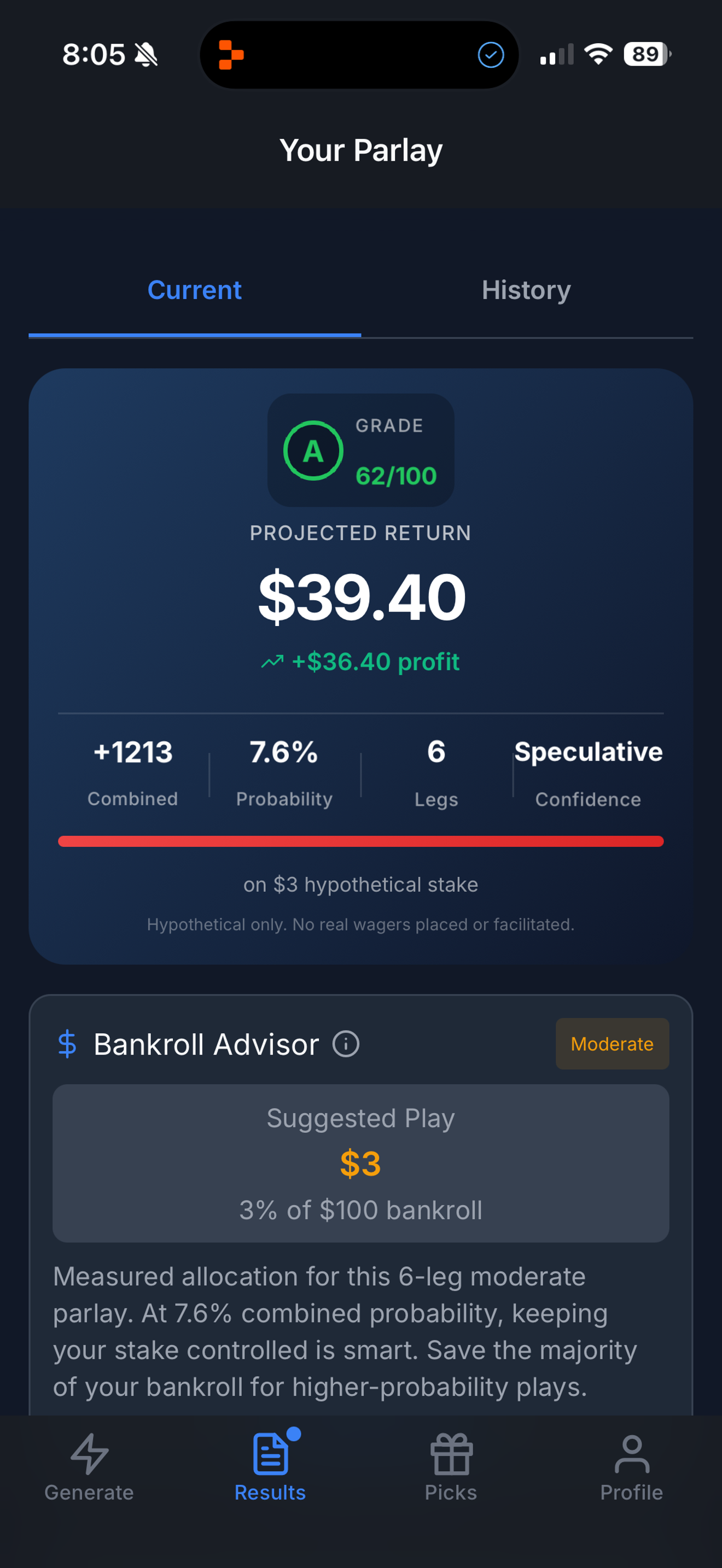 ParlayPilot - Main product screenshot demonstrating key features and user interface