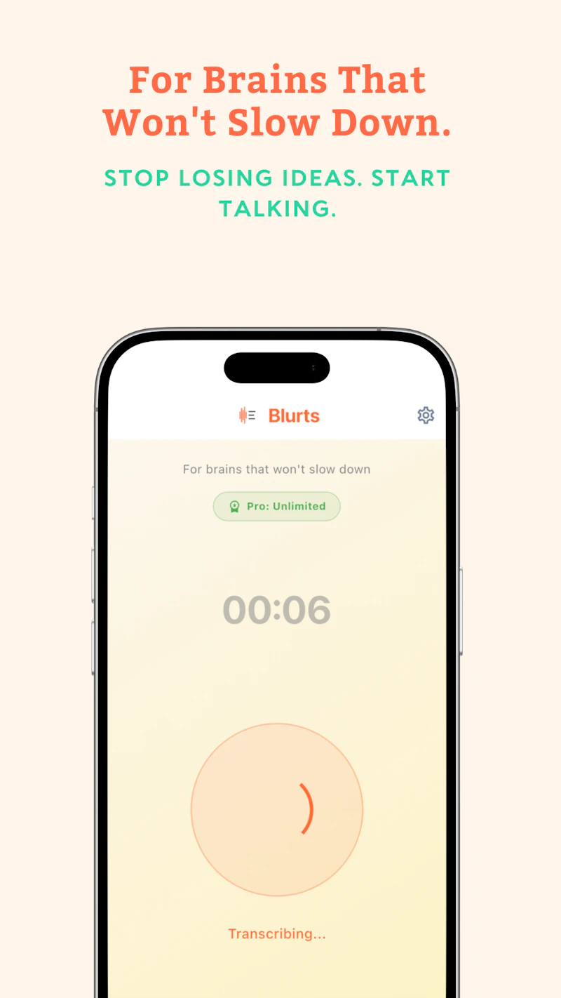 Blurts-Voice to Any Task App screenshot 6