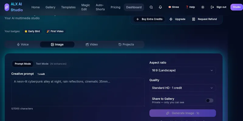 ALX AI Studio screenshot 3