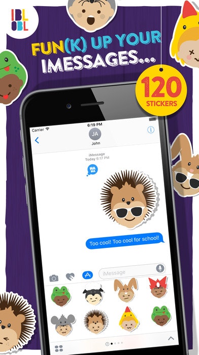 IIbbleobble Face Stickers for iMessage gallery image