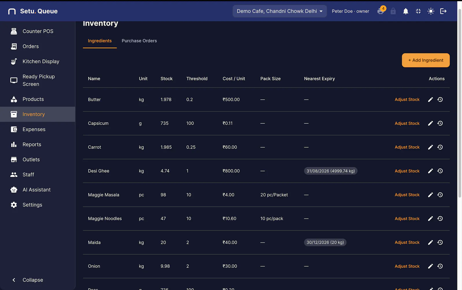 Setu Queue — The QSR Operating System screenshot 17