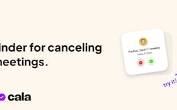 Tinder for canceling meetings media 1
