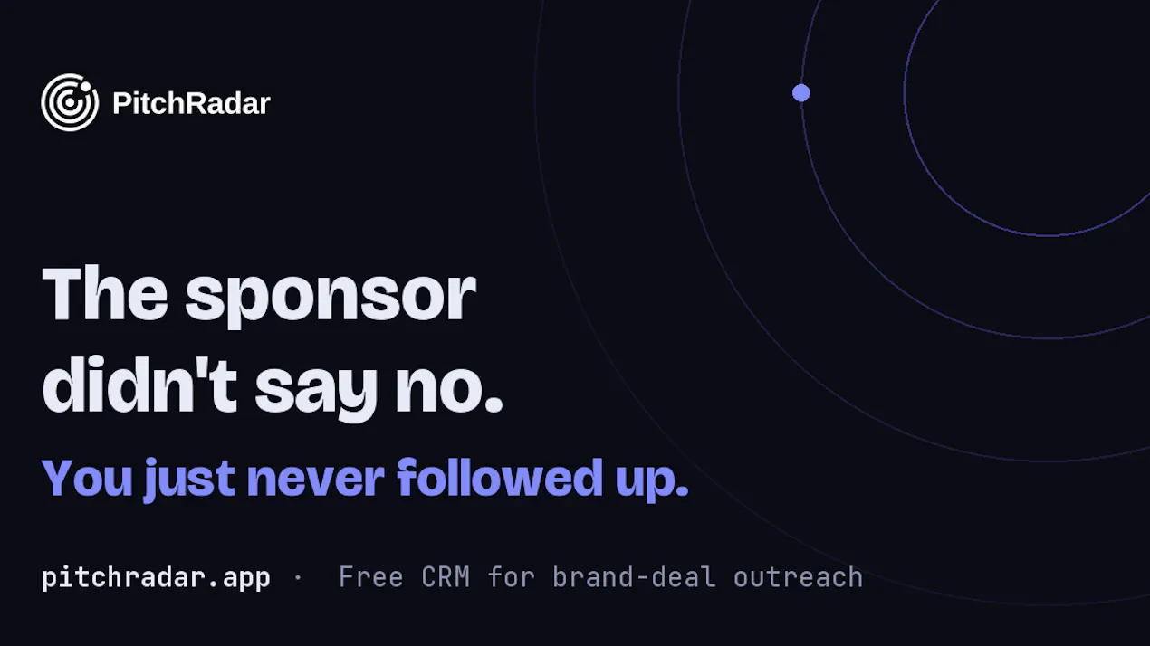 PitchRadar product