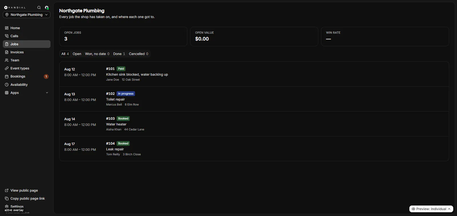 Vandial screenshot 2