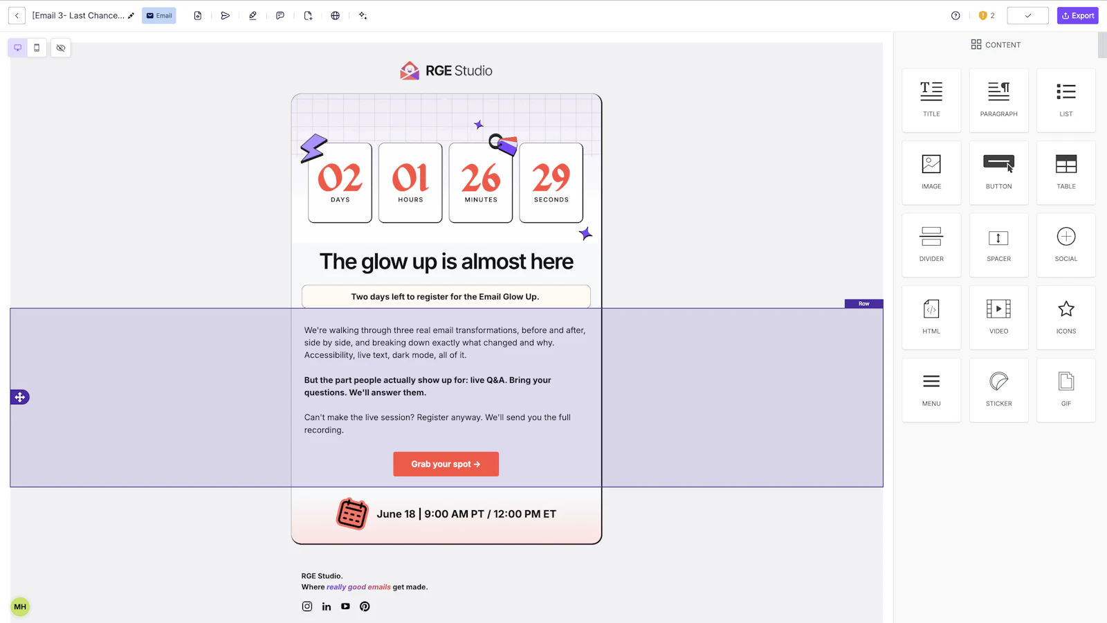 RGE Studio screenshot 3