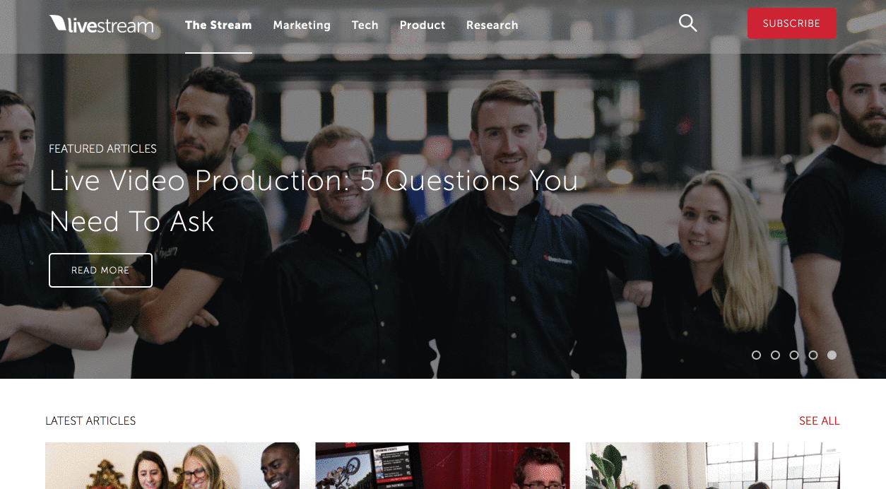 The Stream | Livestream gallery image