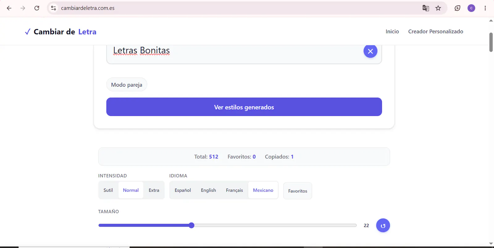 CambiarDeLetra Studio screenshot 2