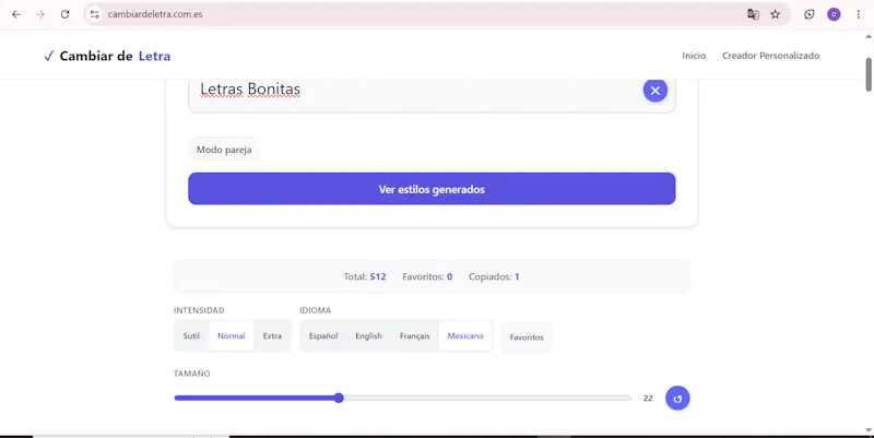 CambiarDeLetra Studio screenshot 2