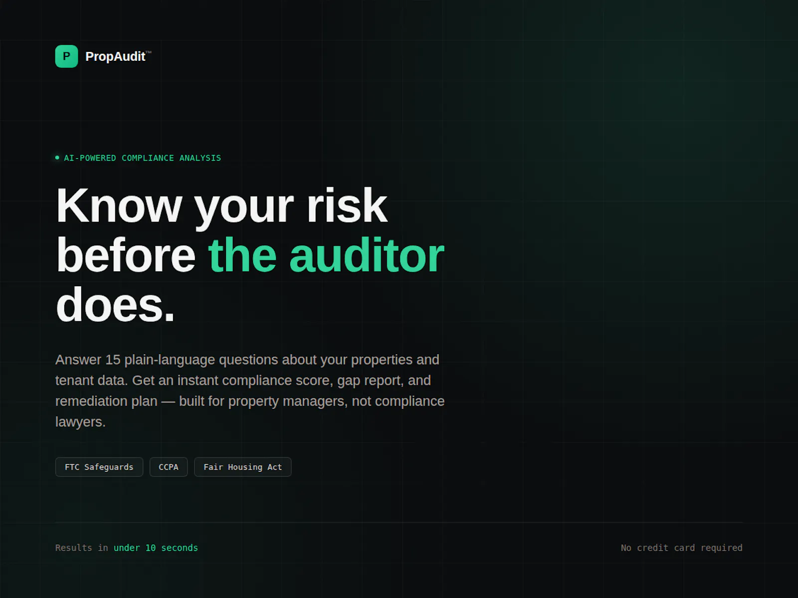 PropAudit screenshot 1