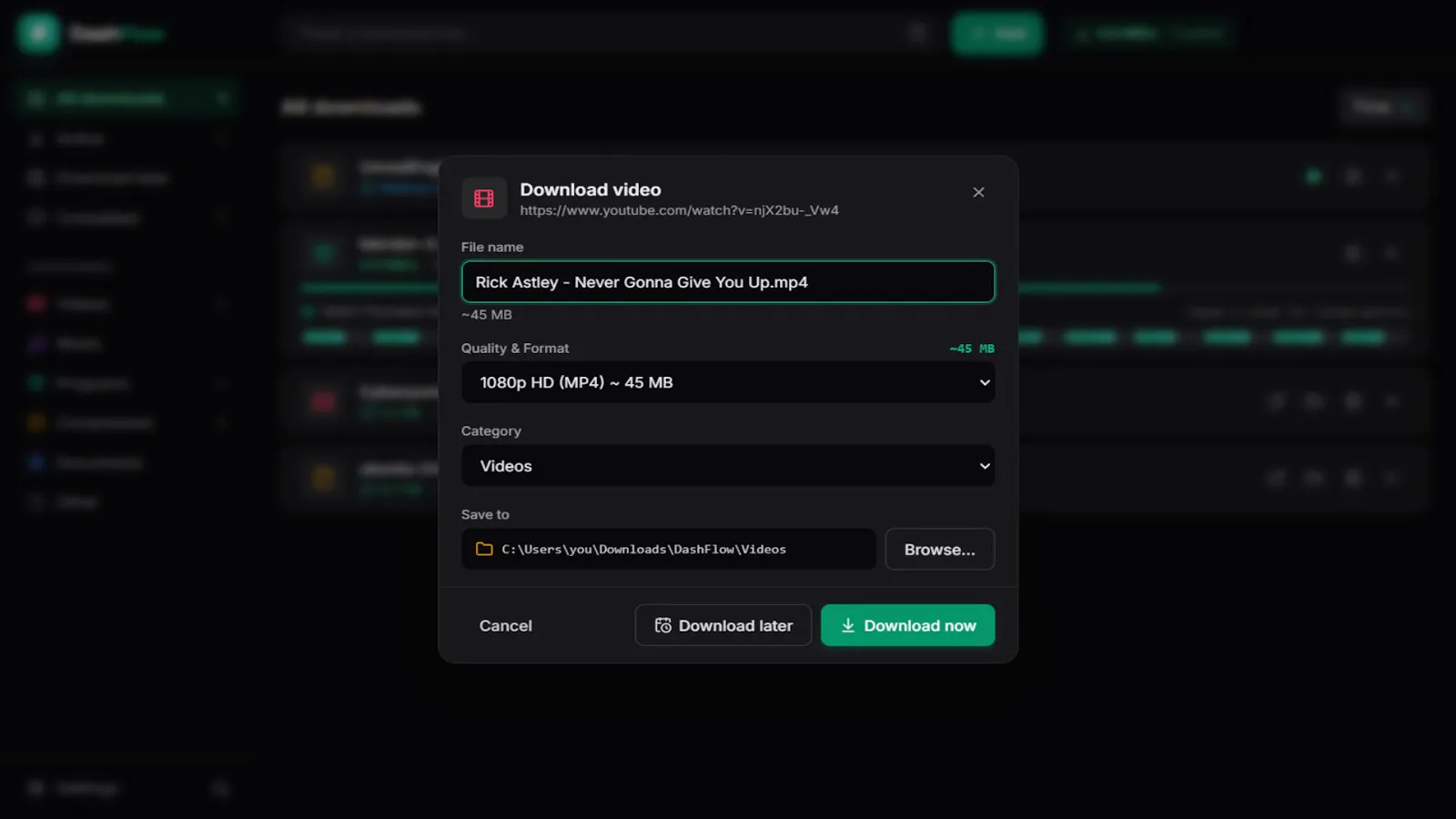 Modern and simpler IDM alternaitve screenshot 2