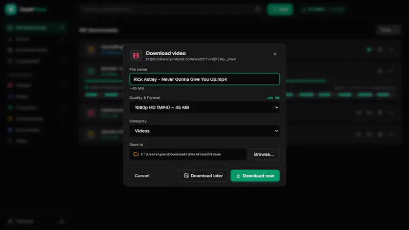 Modern and simpler IDM alternaitve screenshot 2