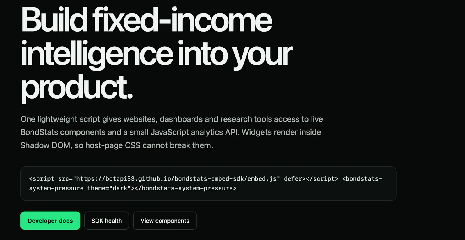 BondStats Rebuilt screenshot 3