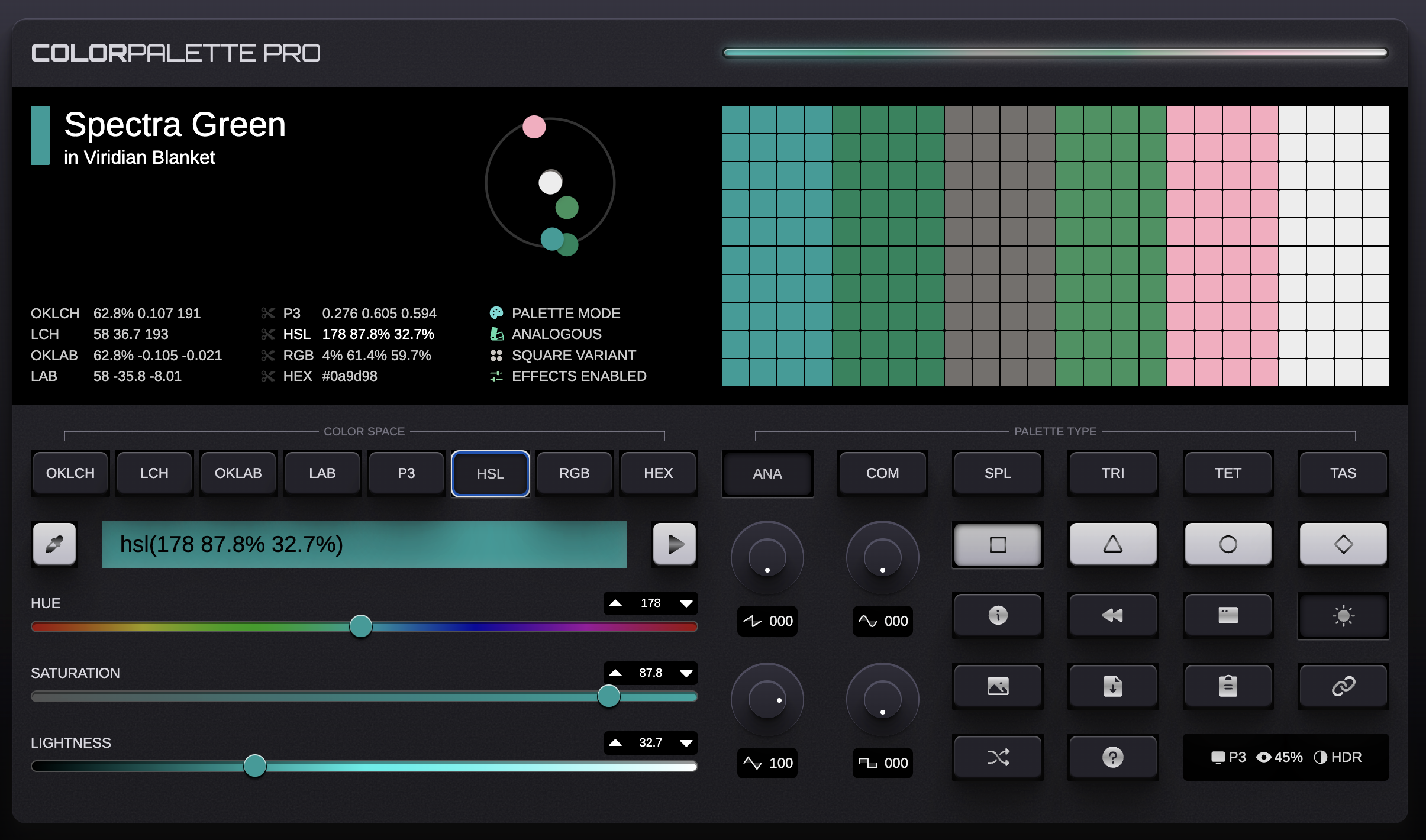 Color Palette Pro - Screenshot 4 showing product features and functionality